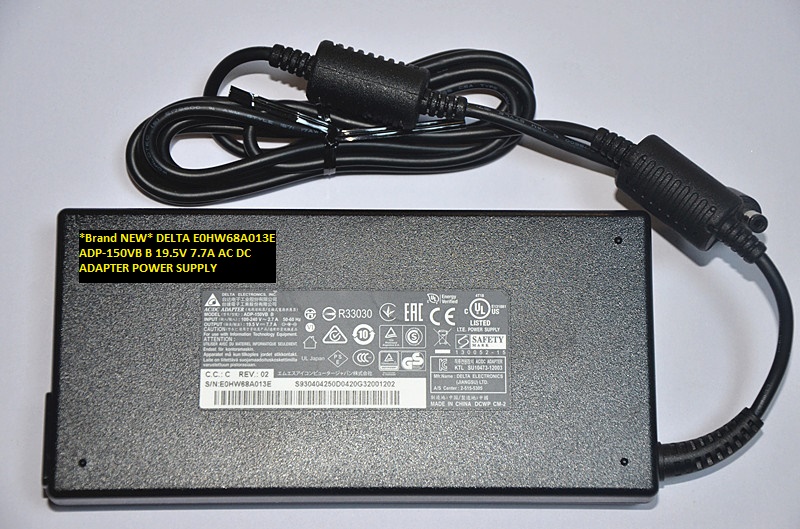*Brand NEW* DELTA ADP-150VB B E0HW68A013E 19.5V 7.7A AC DC ADAPTER POWER SUPPLY - Click Image to Close